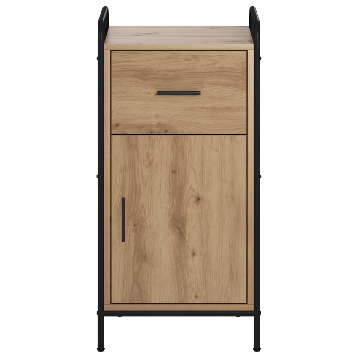 vidaXL Bufet Dąb artisan 97 x 33 x 81 cm Drewno inżynieryjne