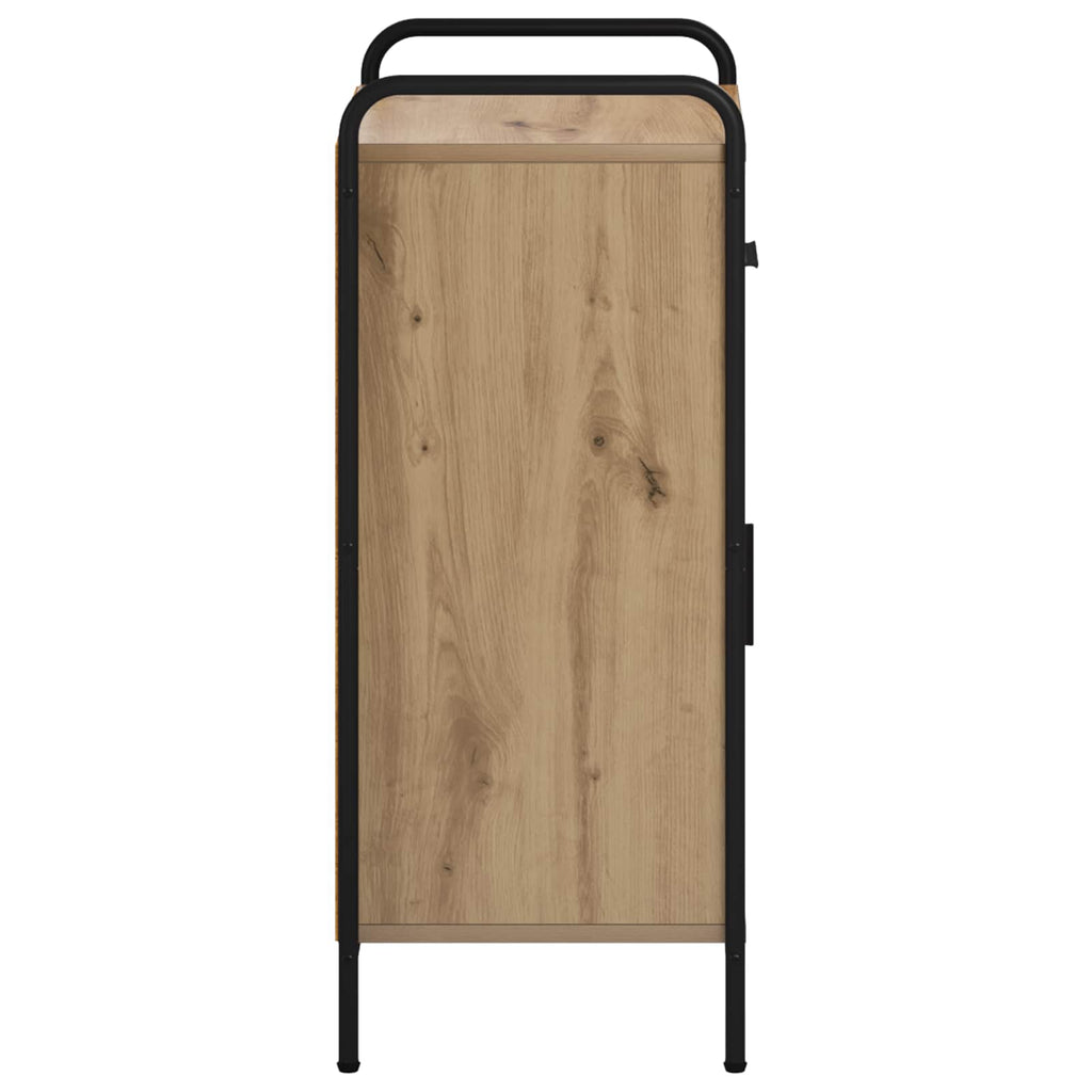 vidaXL Bufet Dąb artisan 97 x 33 x 81 cm Drewno inżynieryjne