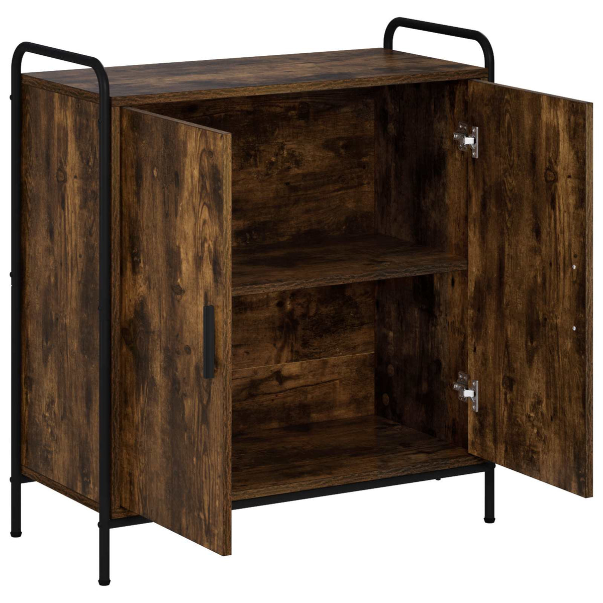 vidaXL Bufet Dąb wędzony 97 x 33 x 81 cm Drewno inżynieryjne