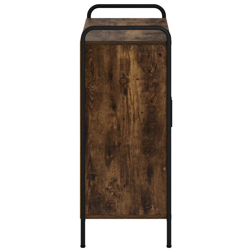 vidaXL Bufet Dąb wędzony 97 x 33 x 81 cm Drewno inżynieryjne