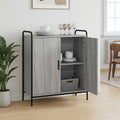 vidaXL Bufet Szary Sonoma 97 x 33 x 81 cm Drewno inżynieryjne