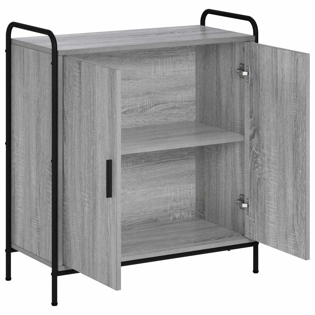 vidaXL Bufet Szary Sonoma 97 x 33 x 81 cm Drewno inżynieryjne