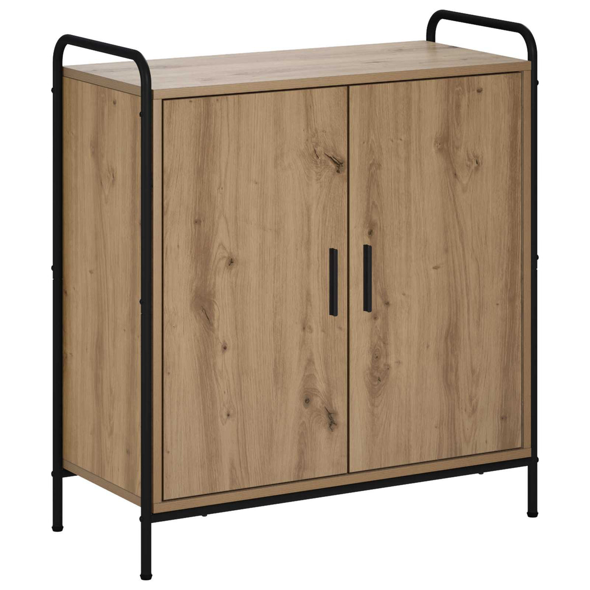 vidaXL Bufet Dąb artisan 97 x 33 x 81 cm Drewno inżynieryjne
