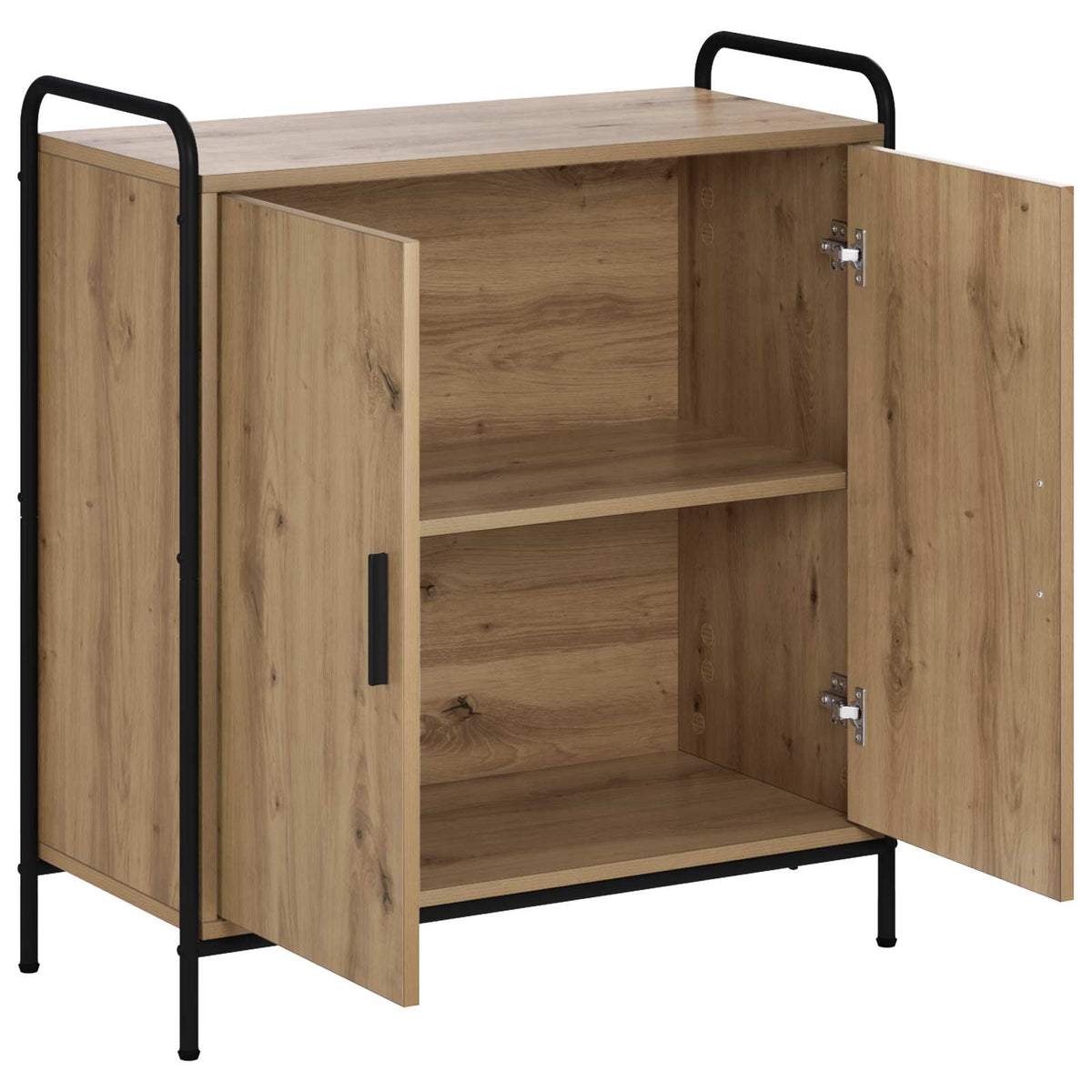 vidaXL Bufet Dąb artisan 97 x 33 x 81 cm Drewno inżynieryjne