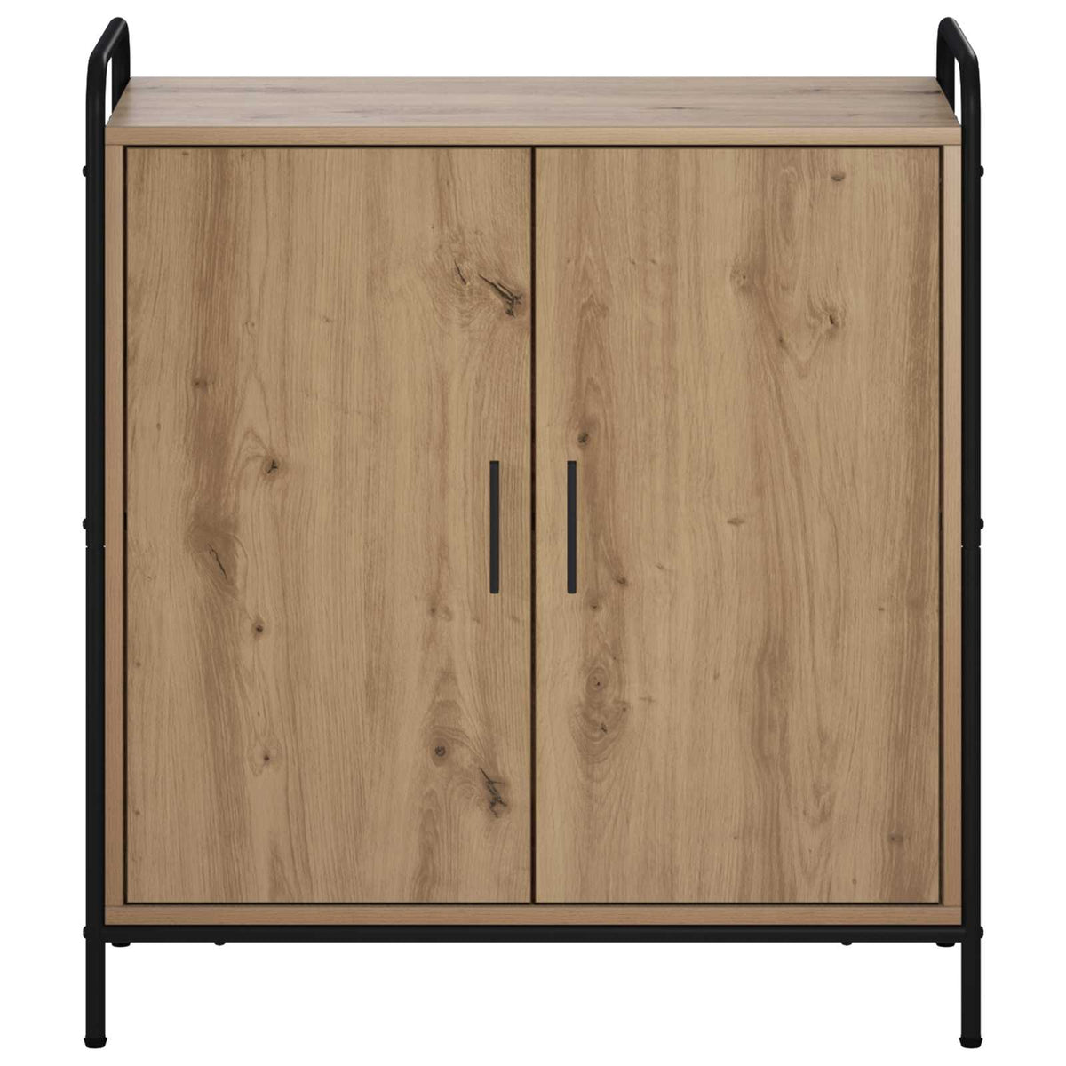 vidaXL Bufet Dąb artisan 97 x 33 x 81 cm Drewno inżynieryjne