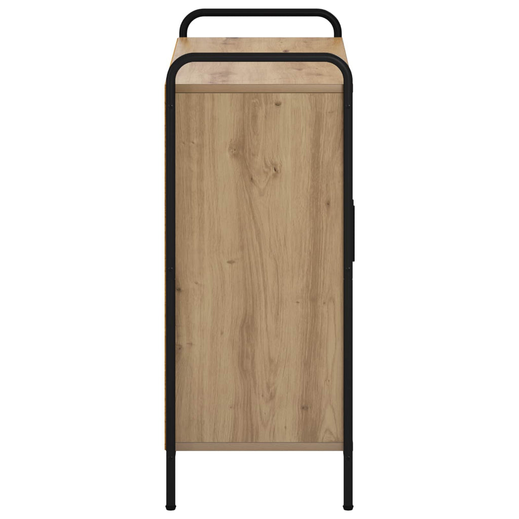 vidaXL Bufet Dąb artisan 97 x 33 x 81 cm Drewno inżynieryjne