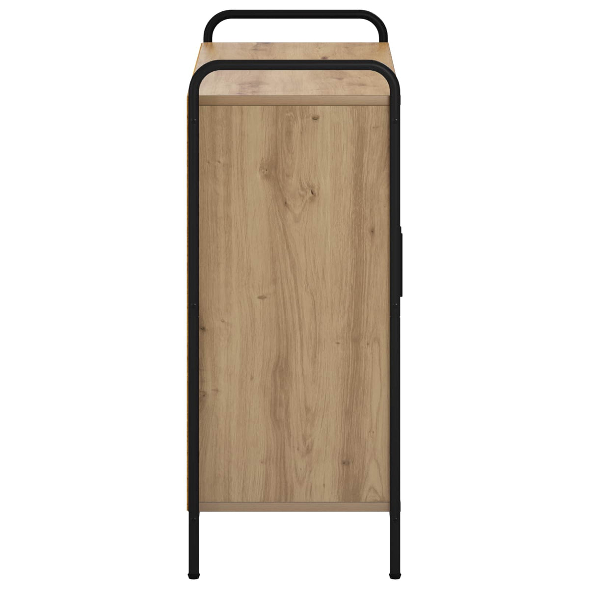 vidaXL Bufet Dąb artisan 97 x 33 x 81 cm Drewno inżynieryjne