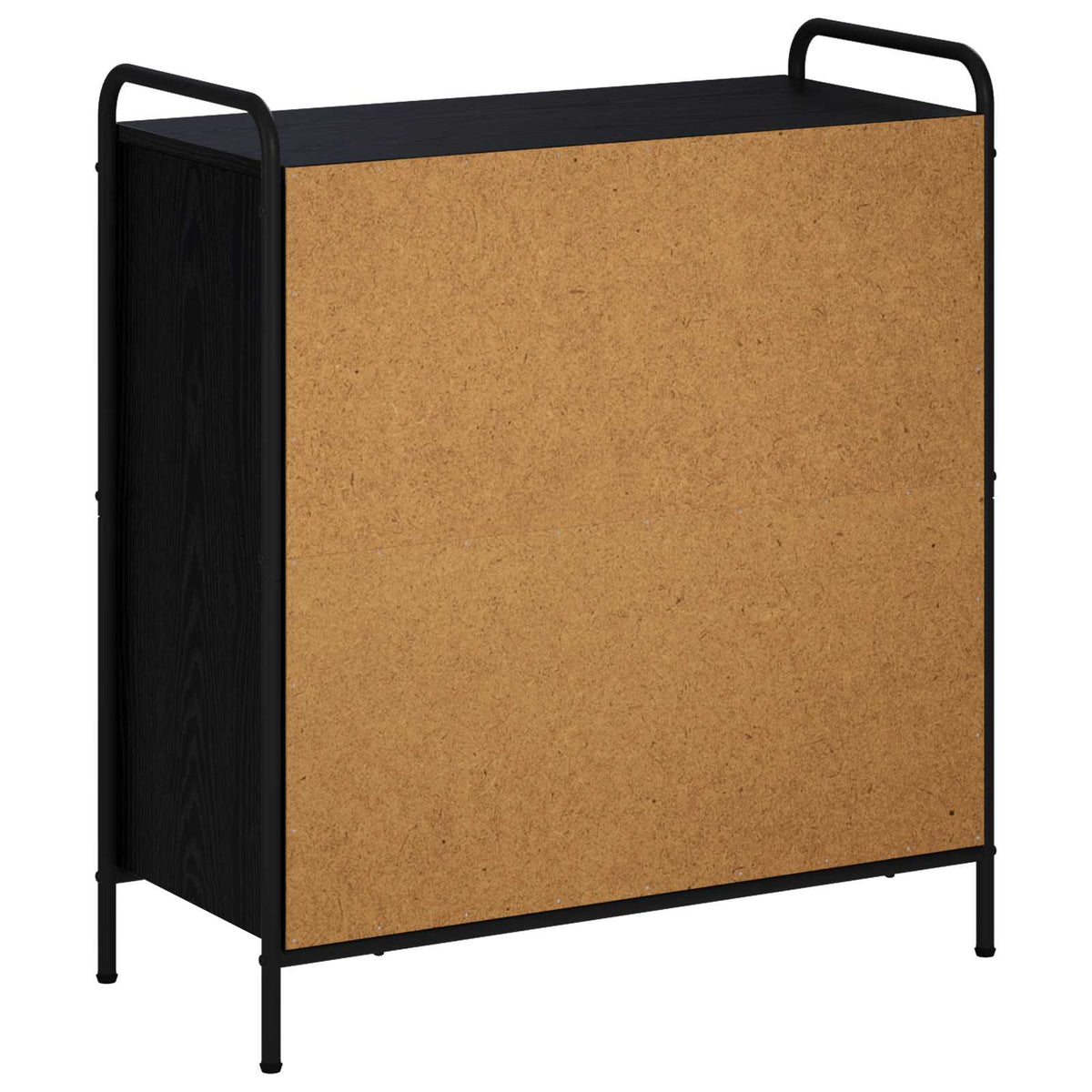 vidaXL Bufet Czarny dąb 97 x 33 x 81 cm Drewno inżynieryjne