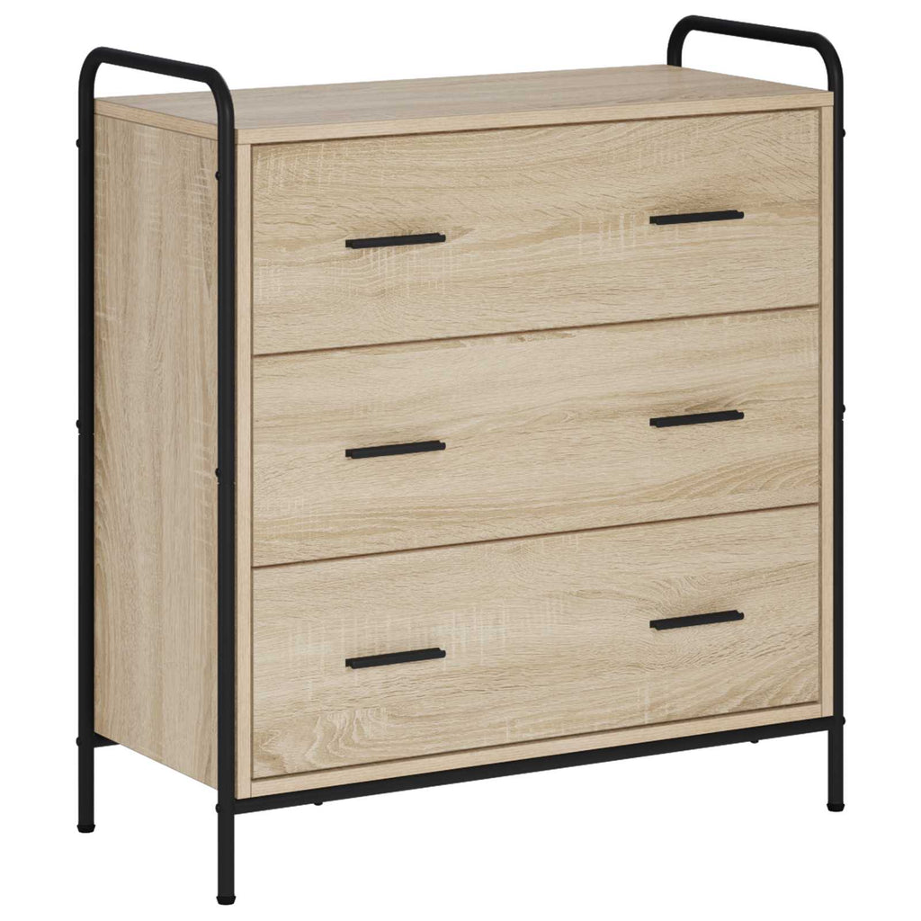 vidaXL Bufet dąb Sonoma 97 x 33 x 81 cm Drewno inżynieryjne