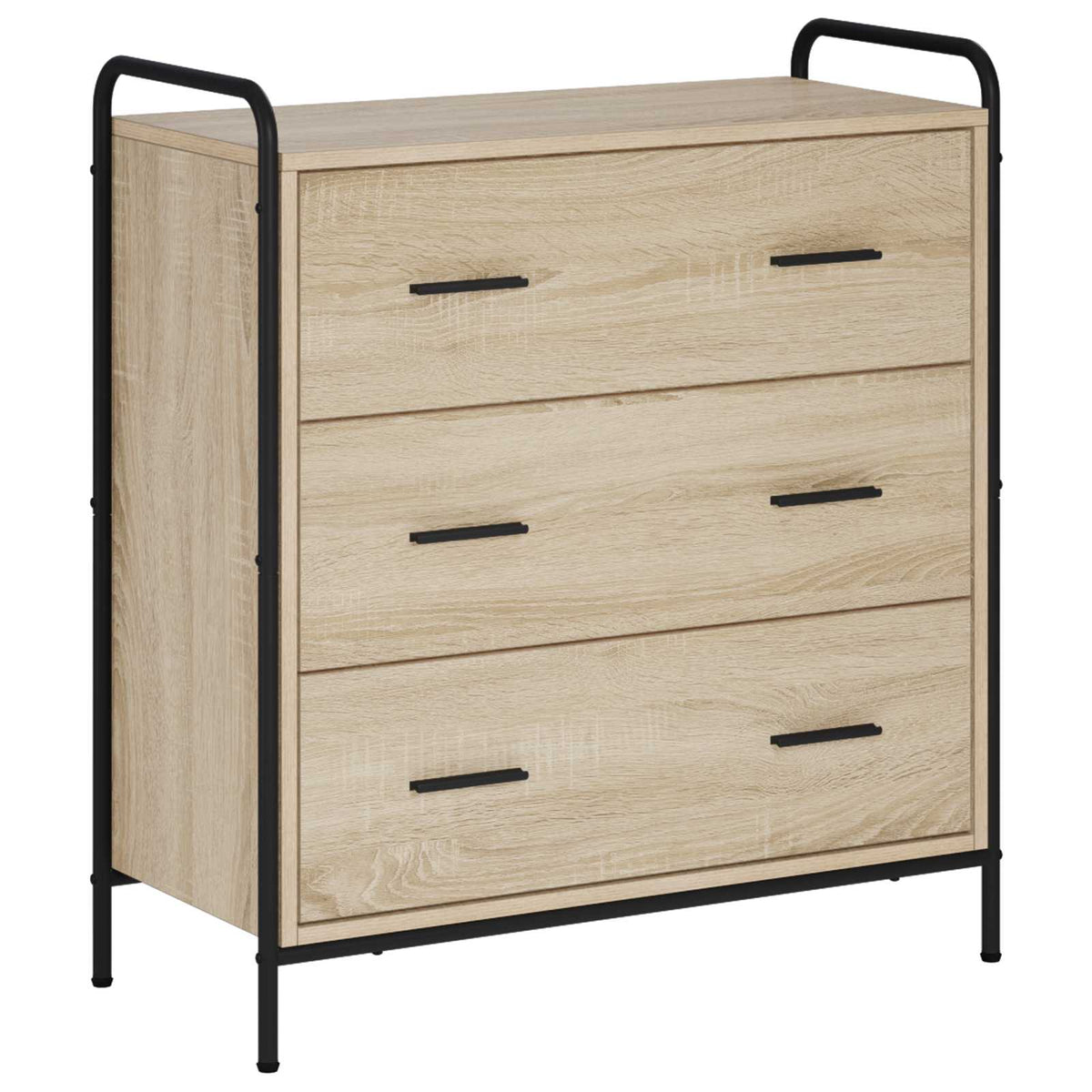 vidaXL Bufet dąb Sonoma 97 x 33 x 81 cm Drewno inżynieryjne