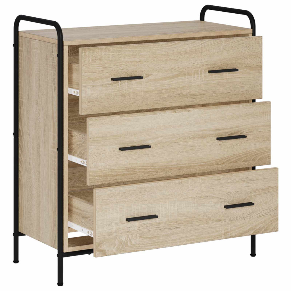 vidaXL Bufet dąb Sonoma 97 x 33 x 81 cm Drewno inżynieryjne