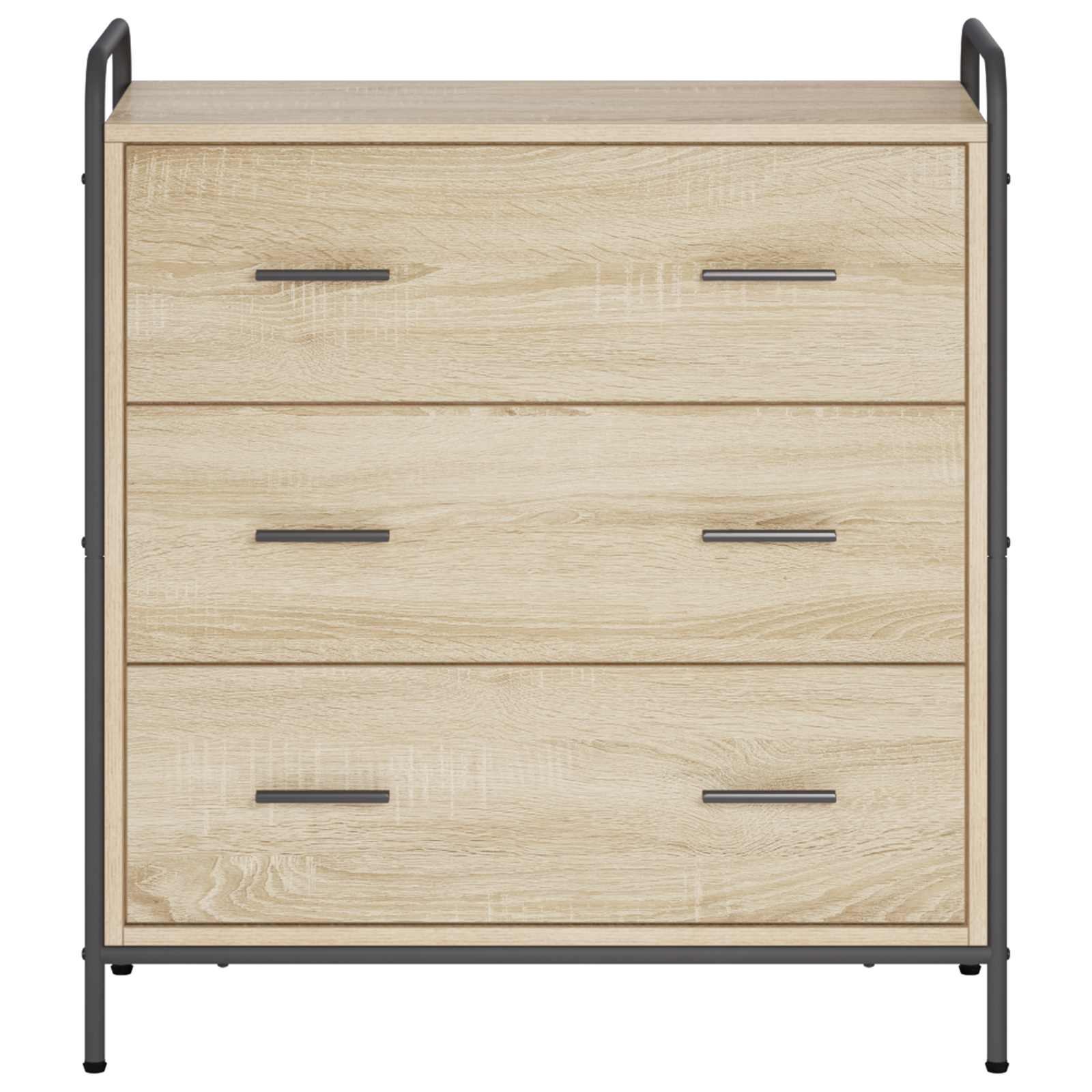 vidaXL Bufet dąb Sonoma 97 x 33 x 81 cm Drewno inżynieryjne