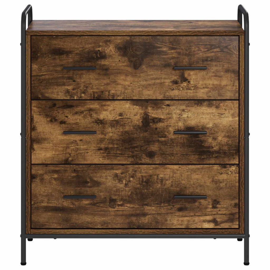 vidaXL Bufet Dąb wędzony 97 x 33 x 81 cm Drewno inżynieryjne