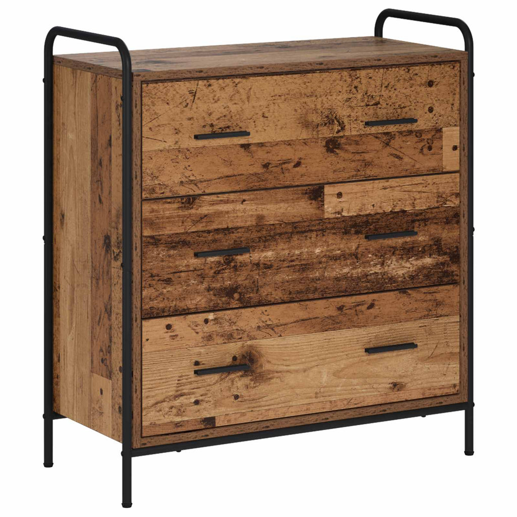 vidaXL Bufet Stare drewno 97 x 33 x 81 cm Drewno inżynieryjne