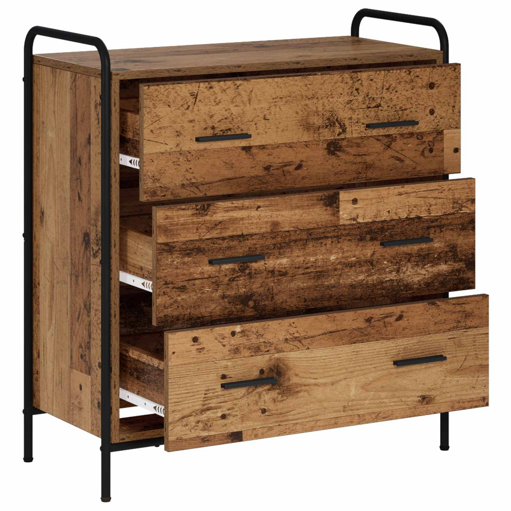 vidaXL Bufet Stare drewno 97 x 33 x 81 cm Drewno inżynieryjne