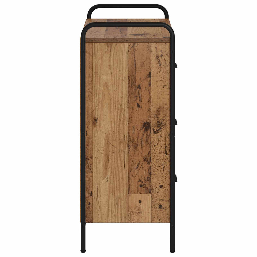 vidaXL Bufet Stare drewno 97 x 33 x 81 cm Drewno inżynieryjne