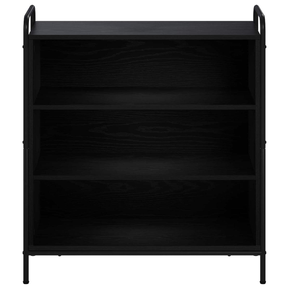 vidaXL Bufet Czarny dąb 97 x 33 x 81 cm Drewno inżynieryjne