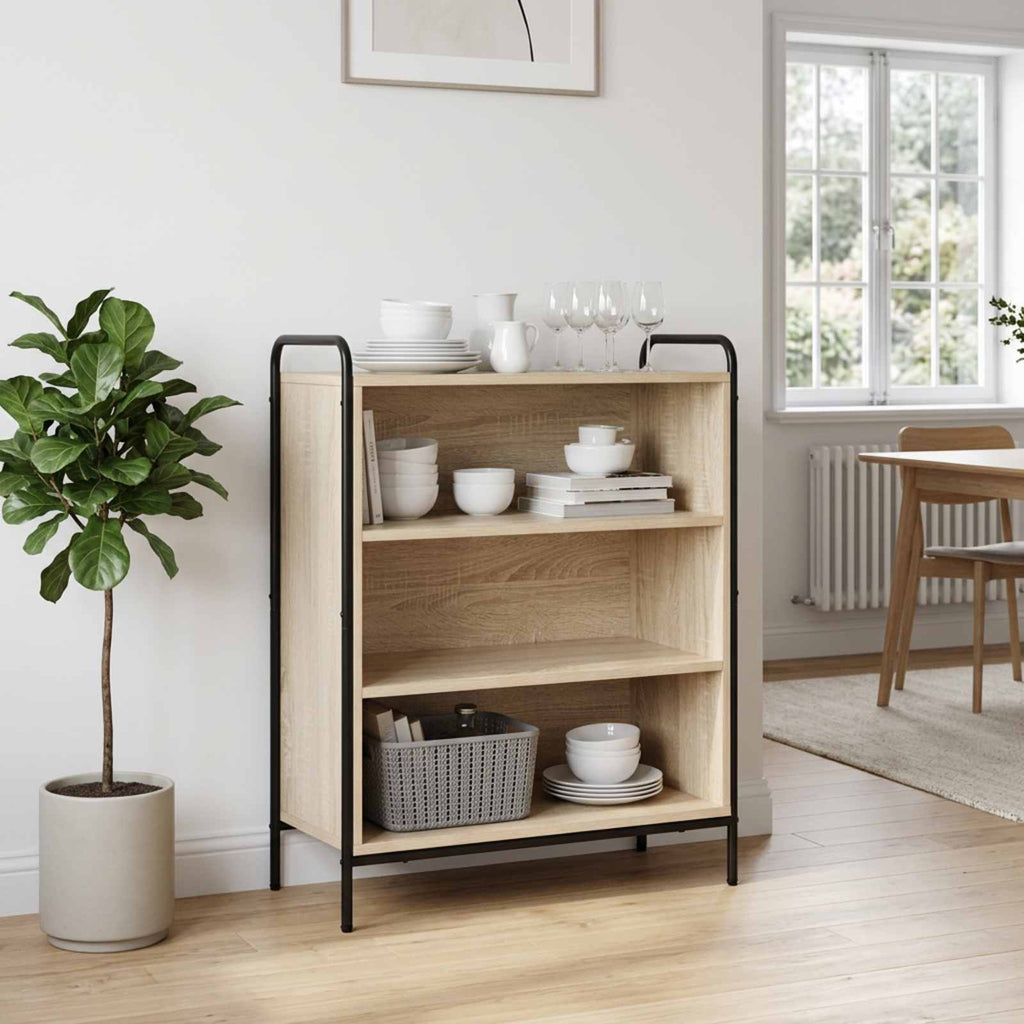 vidaXL Bufet dąb Sonoma 97 x 33 x 81 cm Drewno inżynieryjne