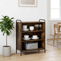 vidaXL Bufet Dąb wędzony 97 x 33 x 81 cm Drewno inżynieryjne