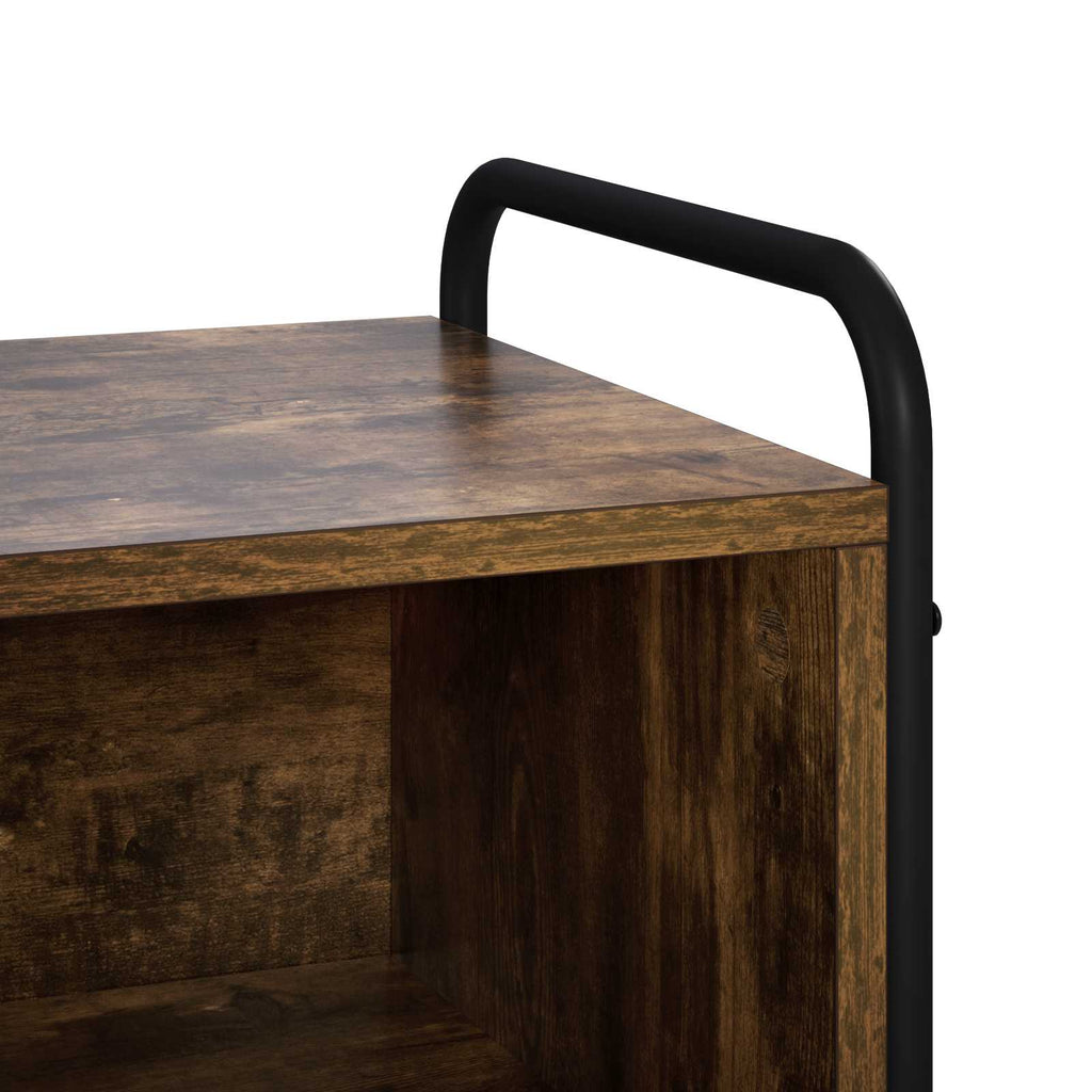 vidaXL Bufet Dąb wędzony 97 x 33 x 81 cm Drewno inżynieryjne