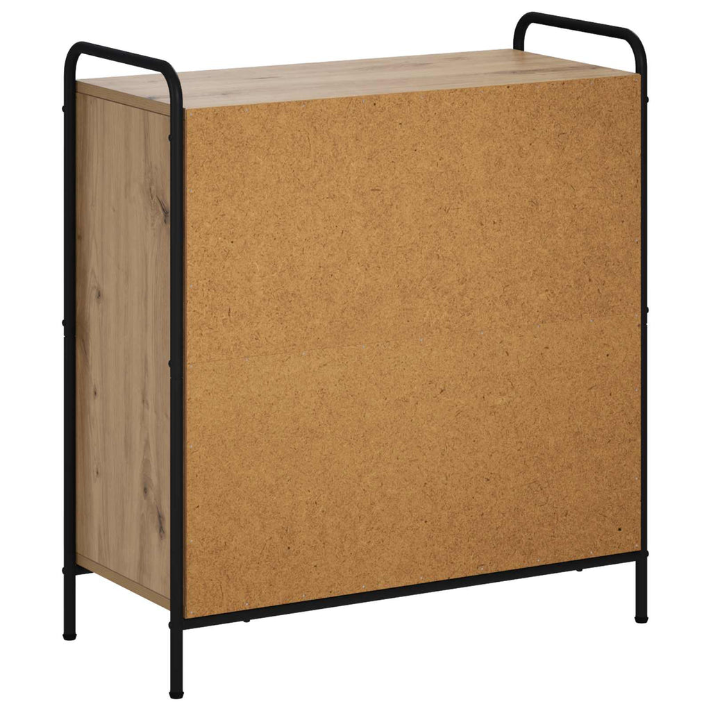 vidaXL Bufet Dąb artisan 97 x 33 x 81 cm Drewno inżynieryjne