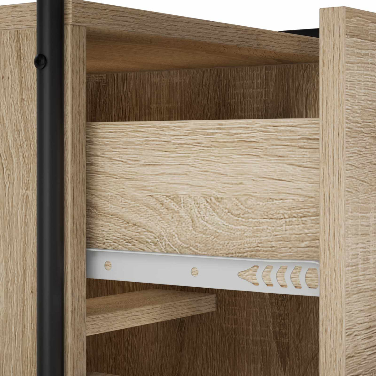 vidaXL Bufet dąb Sonoma 97 x 33 x 81 cm Drewno inżynieryjne