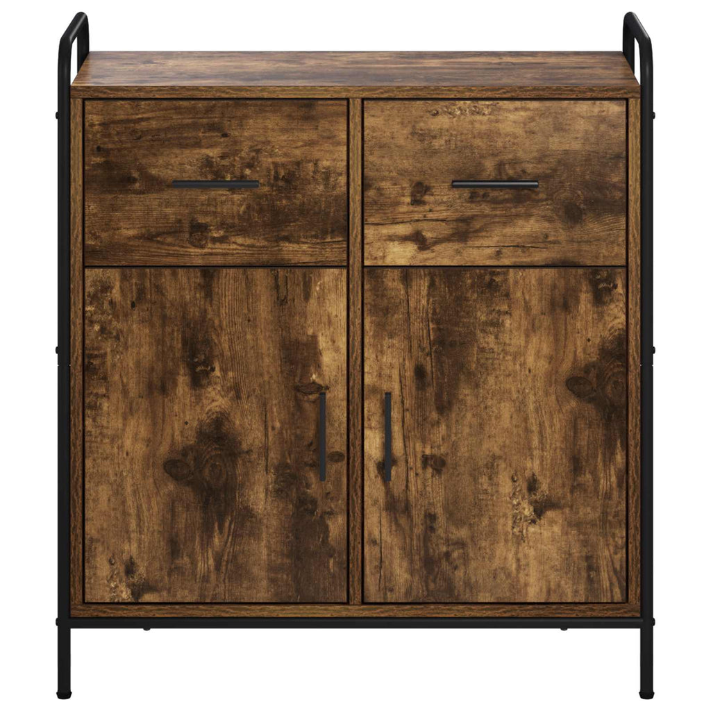 vidaXL Bufet Dąb wędzony 97 x 33 x 81 cm Drewno inżynieryjne