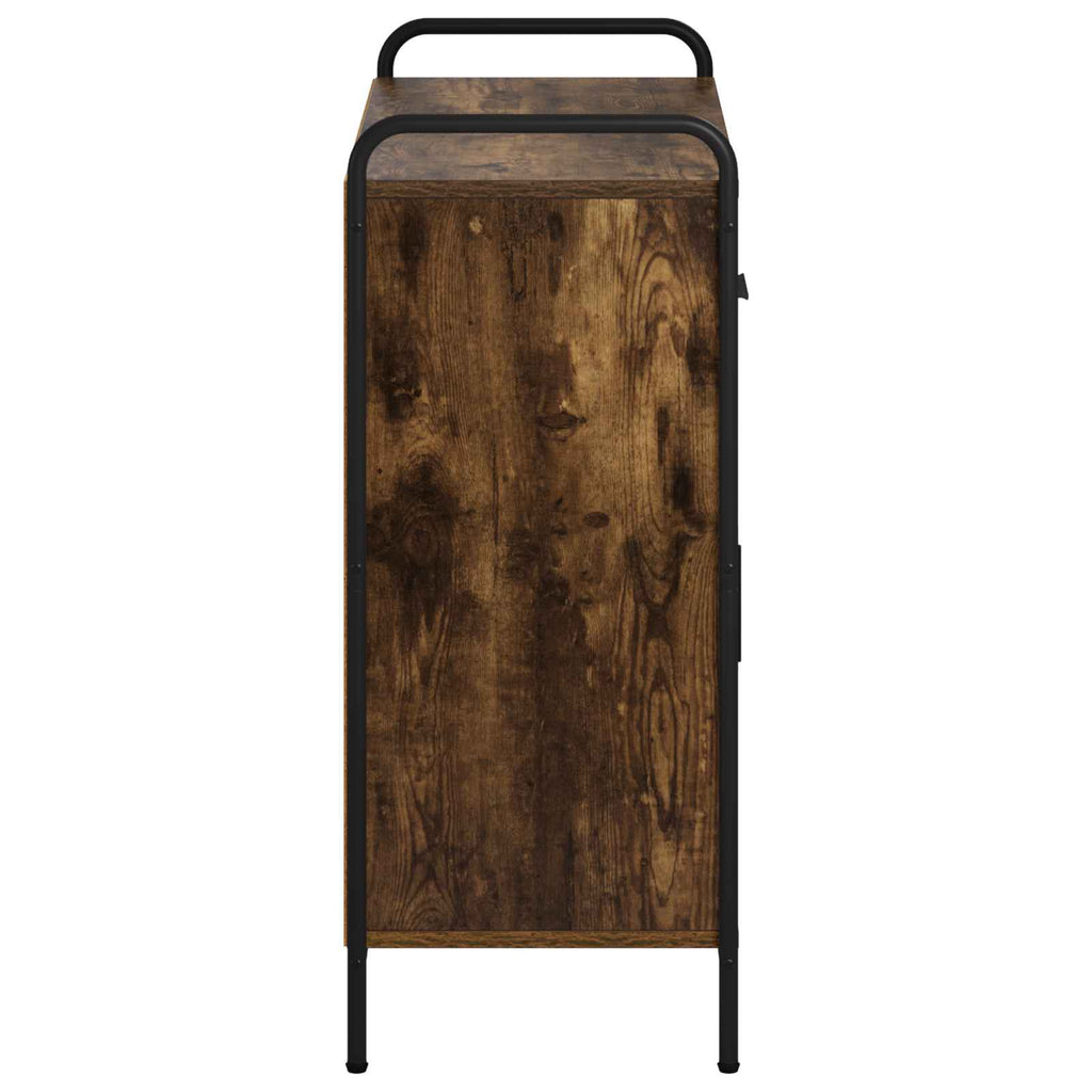 vidaXL Bufet Dąb wędzony 97 x 33 x 81 cm Drewno inżynieryjne