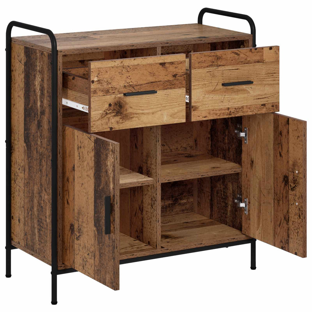 vidaXL Bufet Stare drewno 97 x 33 x 81 cm Drewno inżynieryjne