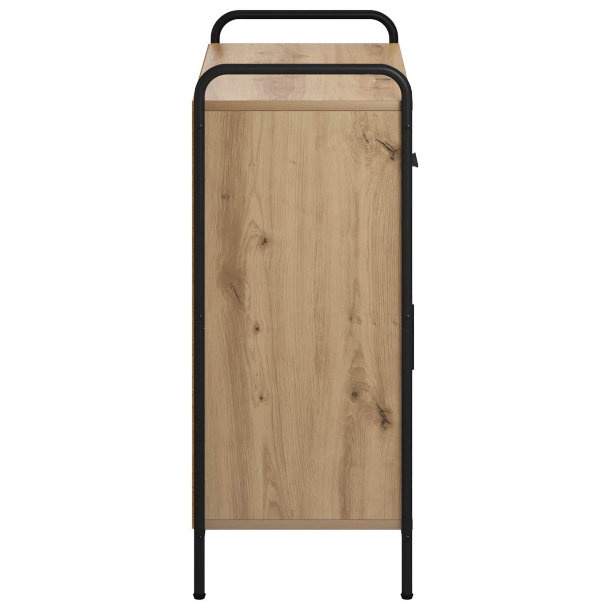 vidaXL Bufet Dąb artisan 97 x 33 x 81 cm Drewno inżynieryjne