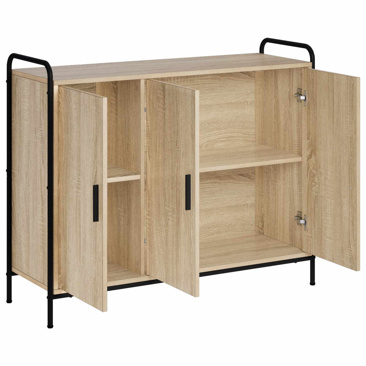 vidaXL Bufet dąb Sonoma 97 x 33 x 81 cm Drewno inżynieryjne