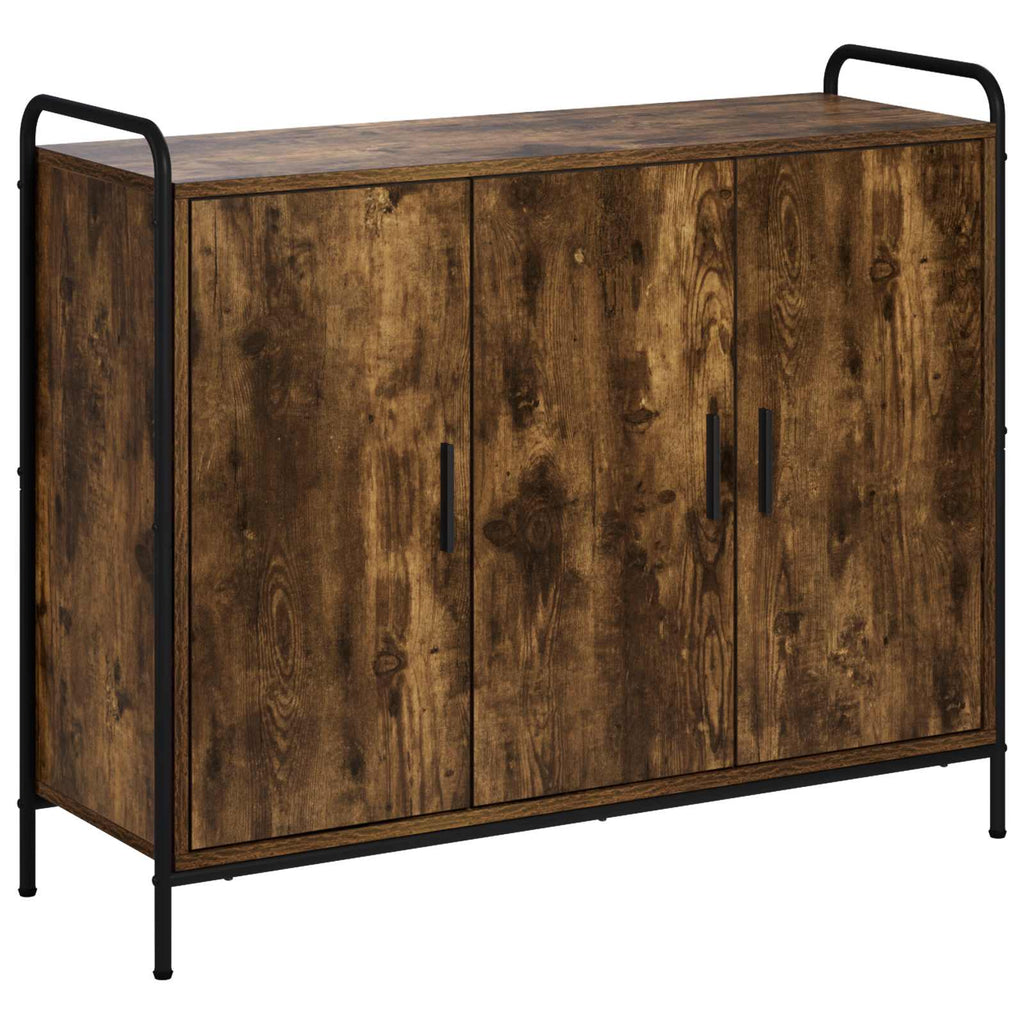 vidaXL Bufet Dąb wędzony 97 x 33 x 81 cm Drewno inżynieryjne