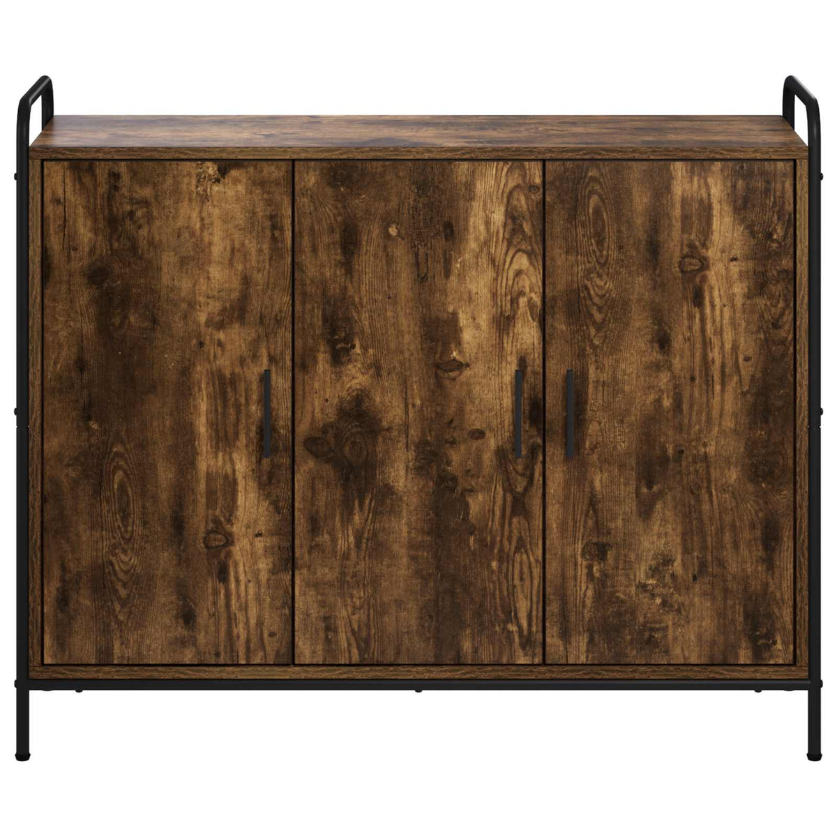 vidaXL Bufet Dąb wędzony 97 x 33 x 81 cm Drewno inżynieryjne