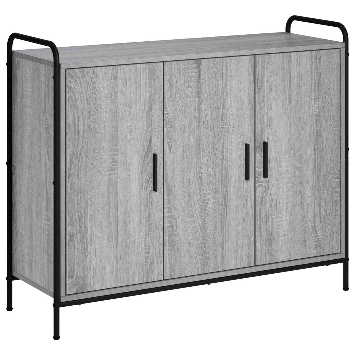 vidaXL Bufet Szary Sonoma 97 x 33 x 81 cm Drewno inżynieryjne