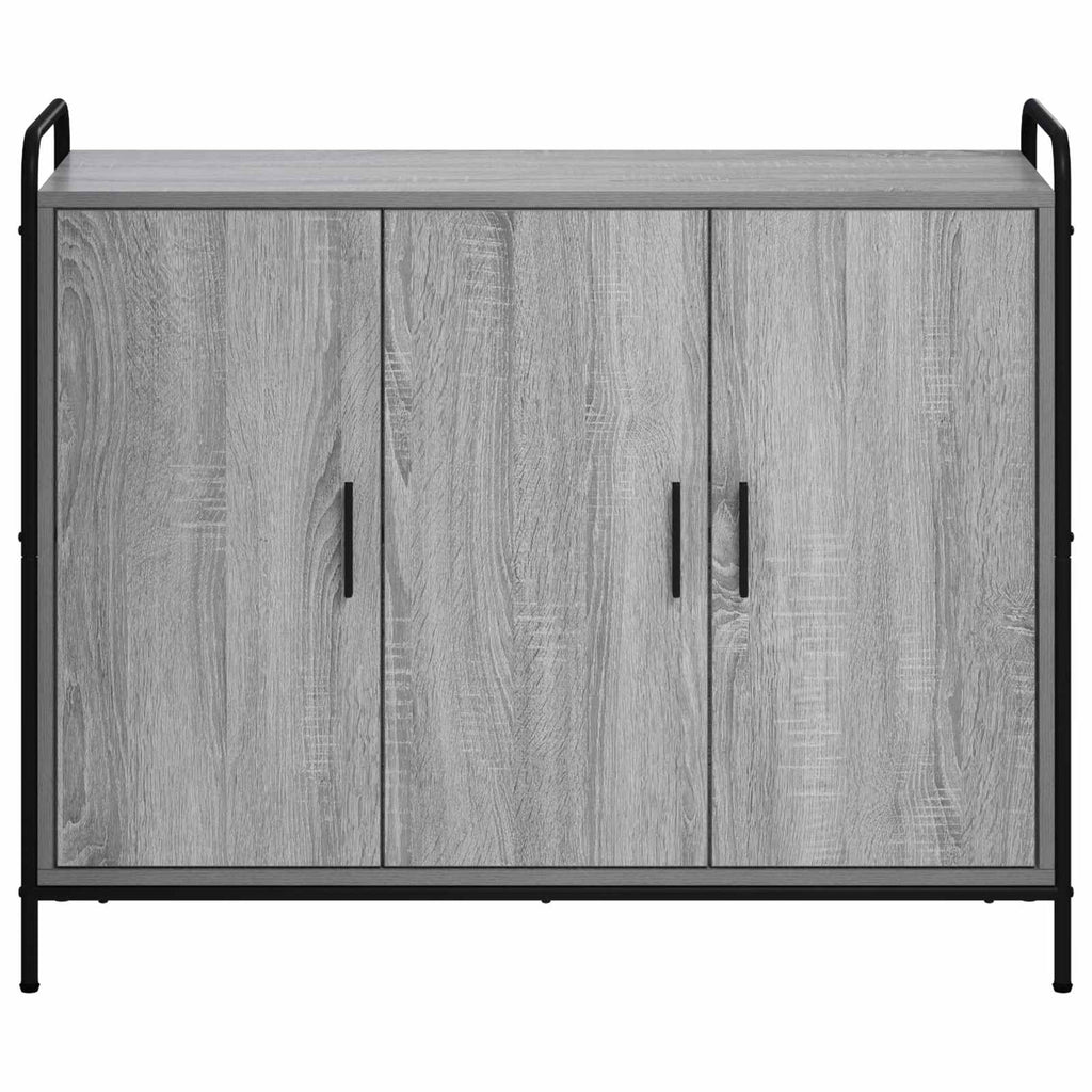 vidaXL Bufet Szary Sonoma 97 x 33 x 81 cm Drewno inżynieryjne
