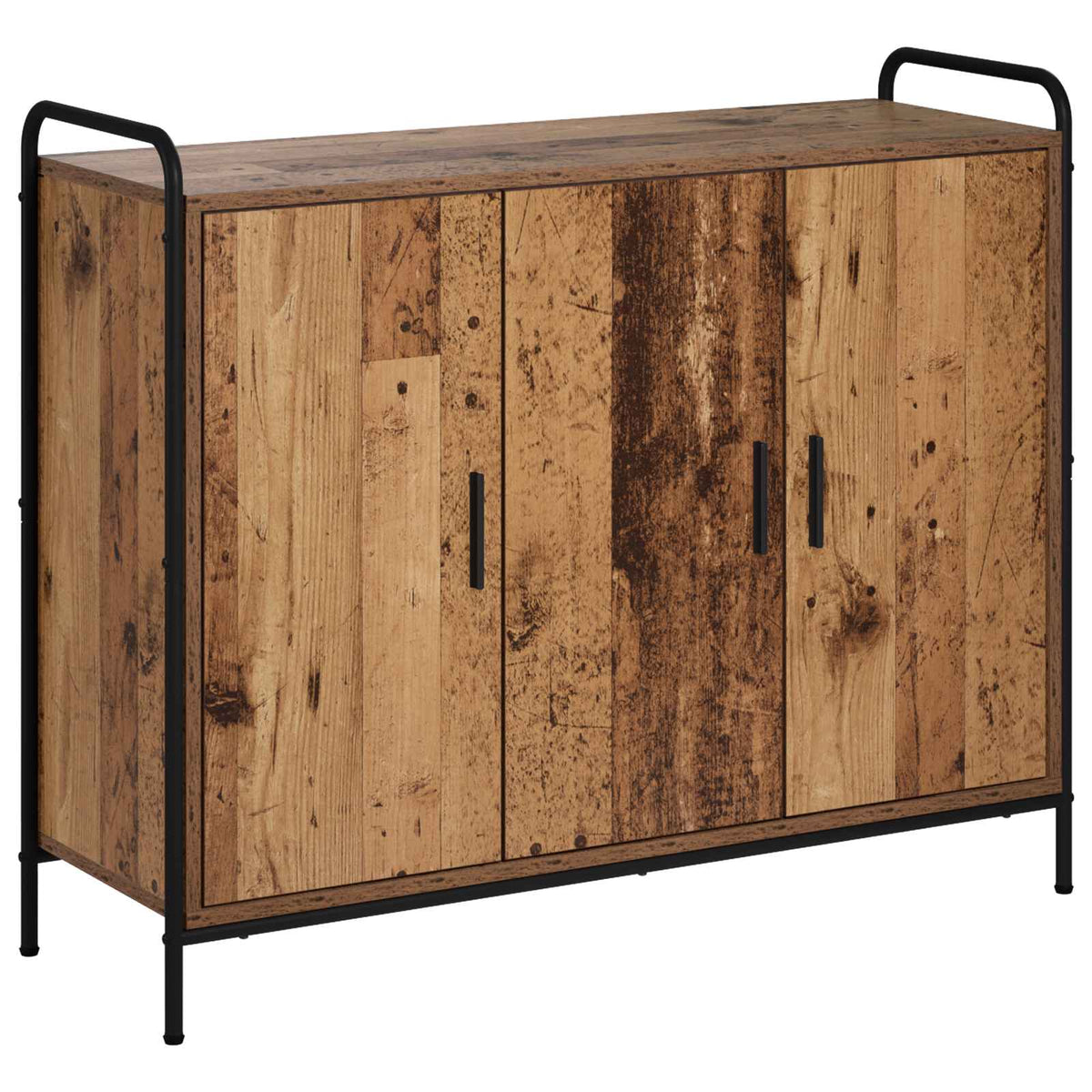 vidaXL Bufet Stare drewno 97 x 33 x 81 cm Drewno inżynieryjne