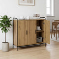 vidaXL Bufet Dąb artisan 97 x 33 x 81 cm Drewno inżynieryjne