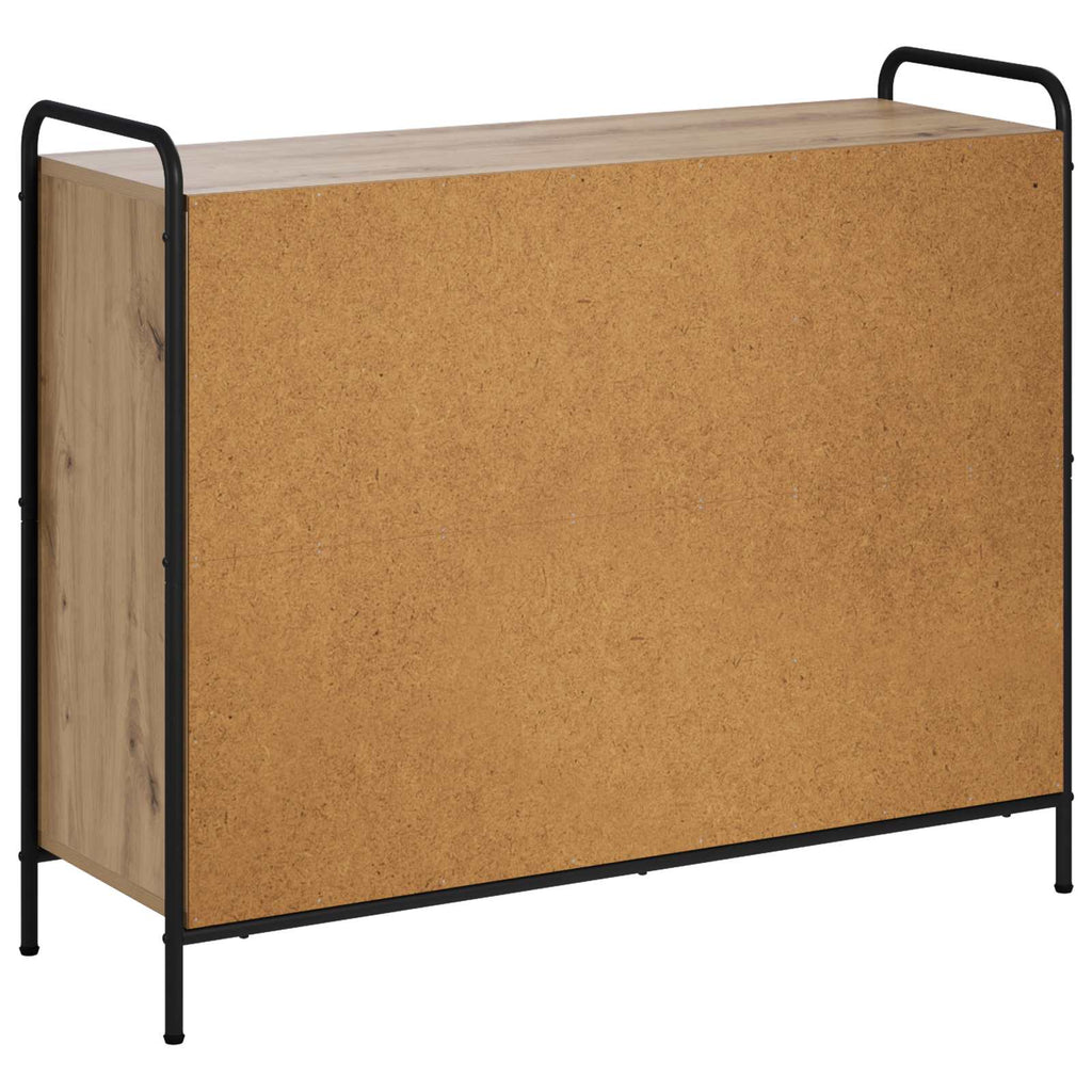 vidaXL Bufet Dąb artisan 97 x 33 x 81 cm Drewno inżynieryjne