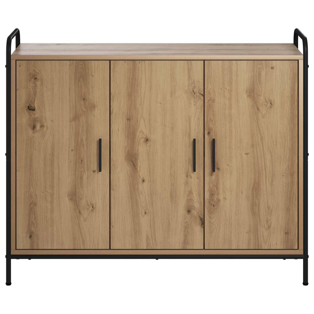 vidaXL Bufet Dąb artisan 97 x 33 x 81 cm Drewno inżynieryjne