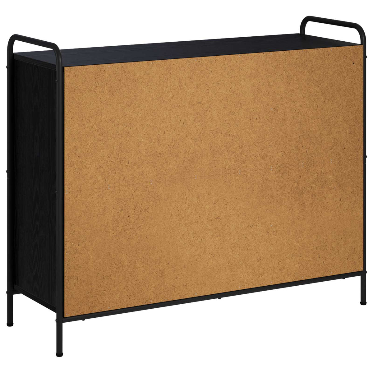vidaXL Bufet Czarny dąb 97 x 33 x 81 cm Drewno inżynieryjne