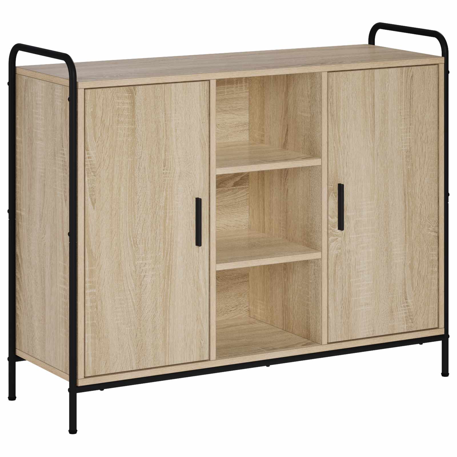 vidaXL Bufet dąb Sonoma 97 x 33 x 81 cm Drewno inżynieryjne