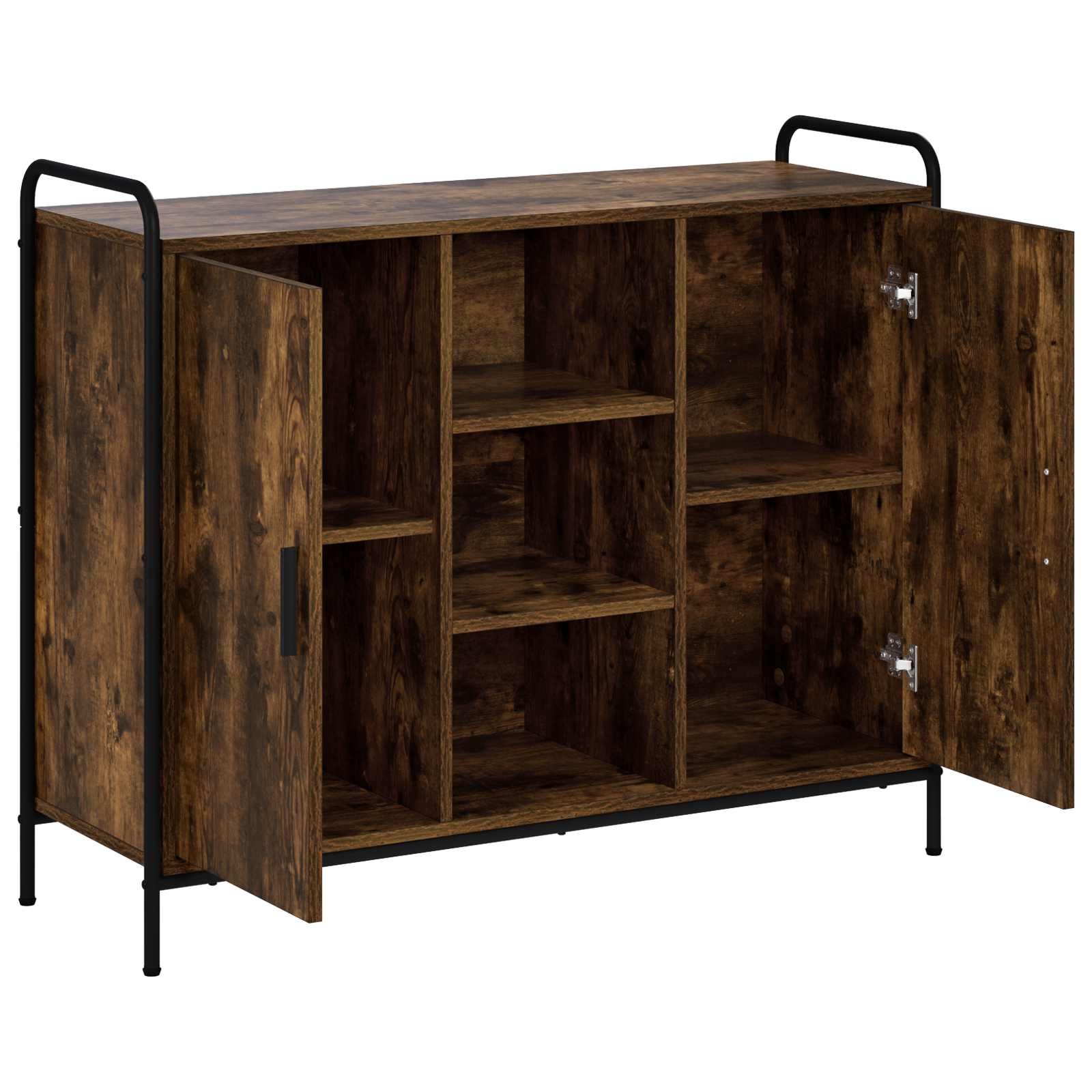 vidaXL Bufet Dąb wędzony 97 x 33 x 81 cm Drewno inżynieryjne