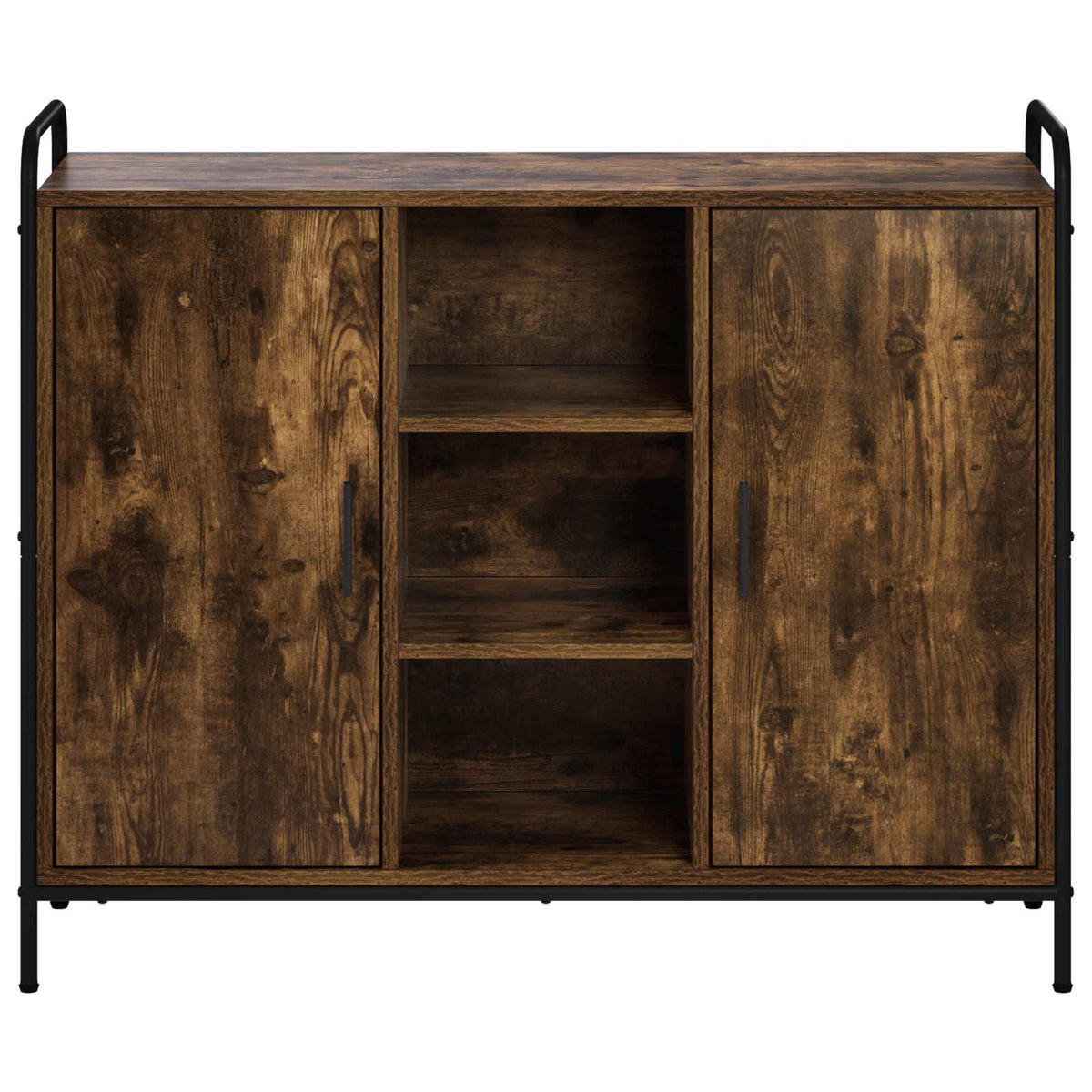 vidaXL Bufet Dąb wędzony 97 x 33 x 81 cm Drewno inżynieryjne