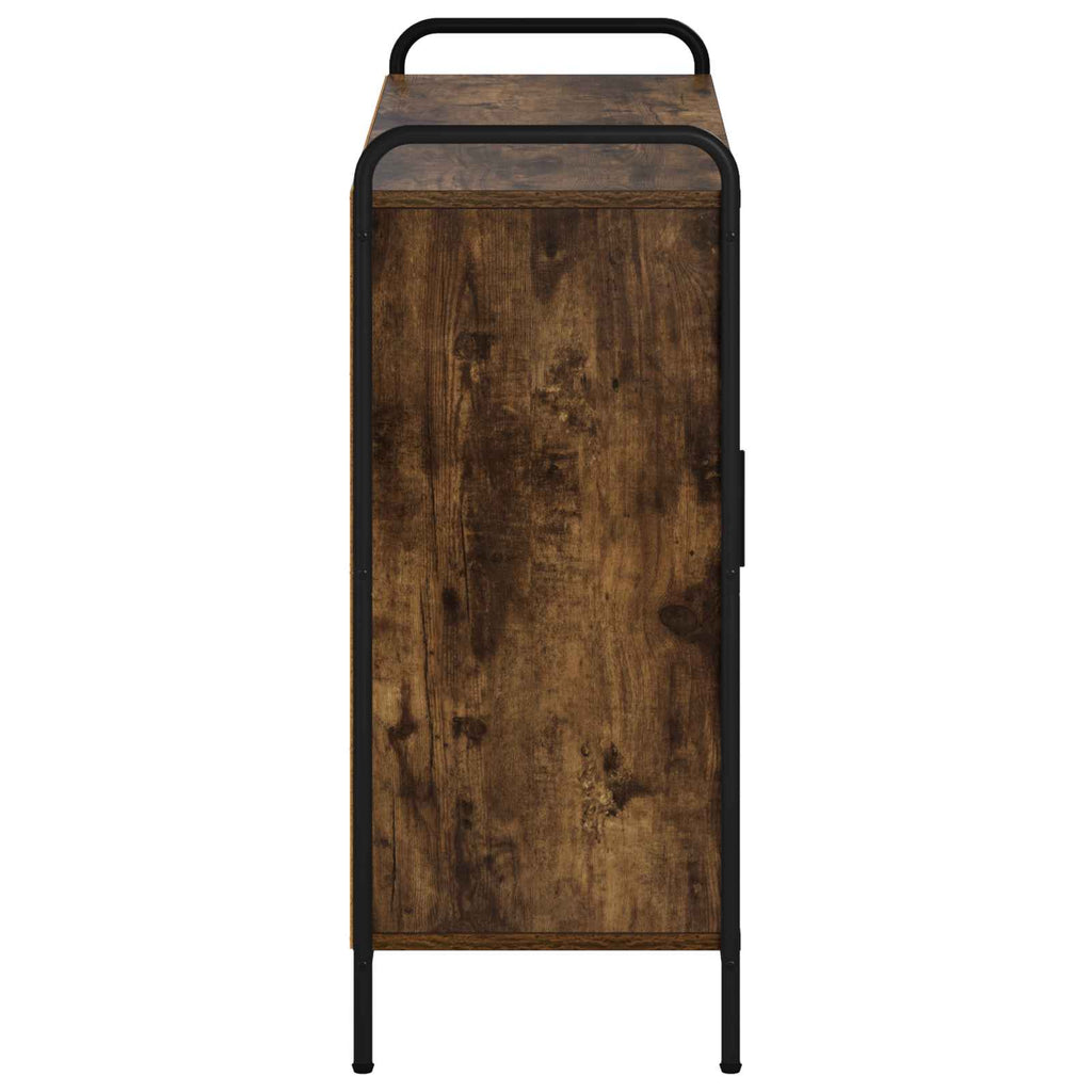 vidaXL Bufet Dąb wędzony 97 x 33 x 81 cm Drewno inżynieryjne
