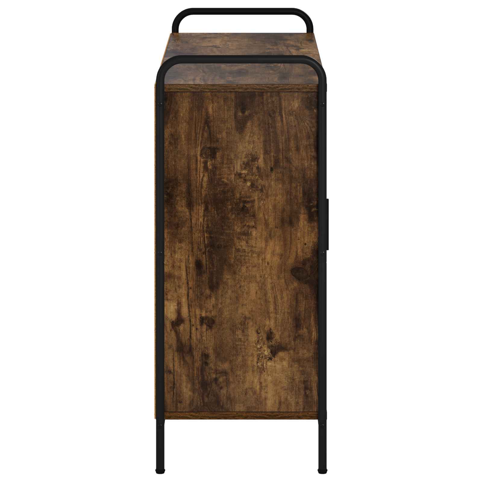vidaXL Bufet Dąb wędzony 97 x 33 x 81 cm Drewno inżynieryjne