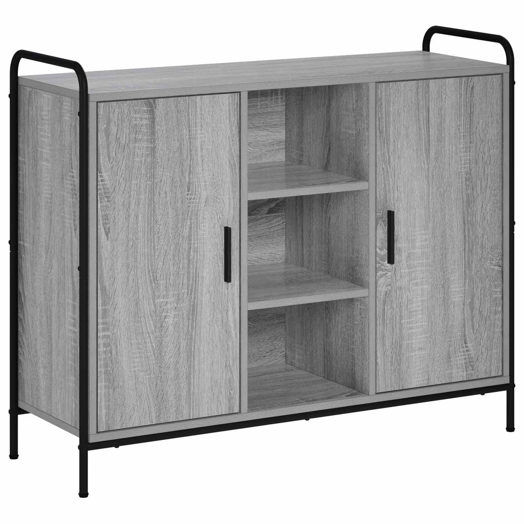 vidaXL Bufet Szary Sonoma 97 x 33 x 81 cm Drewno inżynieryjne
