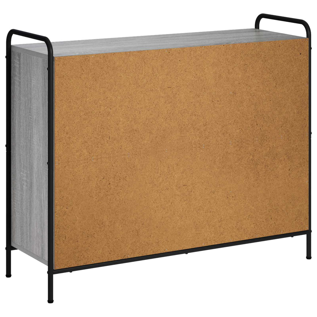 vidaXL Bufet Szary Sonoma 97 x 33 x 81 cm Drewno inżynieryjne