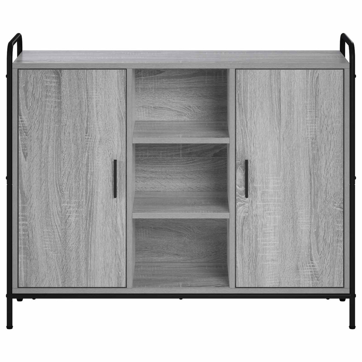 vidaXL Bufet Szary Sonoma 97 x 33 x 81 cm Drewno inżynieryjne