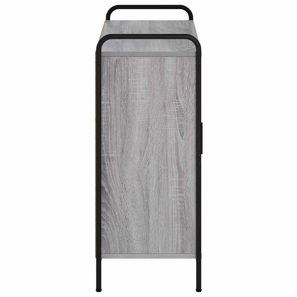 vidaXL Bufet Szary Sonoma 97 x 33 x 81 cm Drewno inżynieryjne