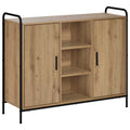 vidaXL Bufet Dąb artisan 97 x 33 x 81 cm Drewno inżynieryjne